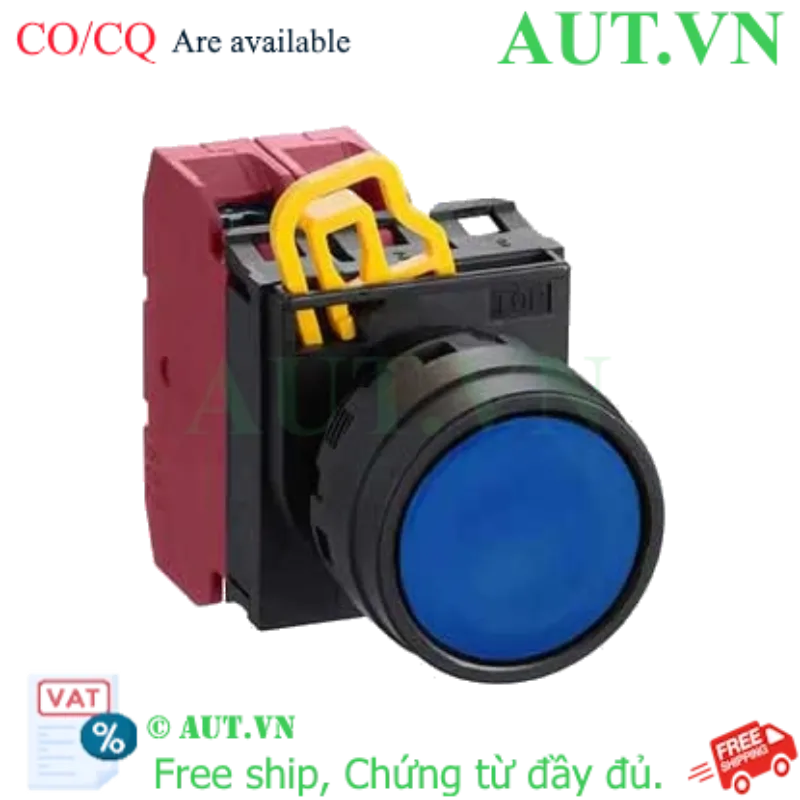 Ảnh của Nút nhấn giữ không đèn IDEC YW1B-A1E02S D22 2NC (Xanh)