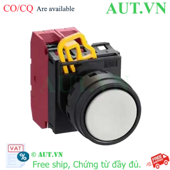 Ảnh của Nút nhấn giữ không đèn IDEC YW1B-A1E02W D22 2NC (Trắng)