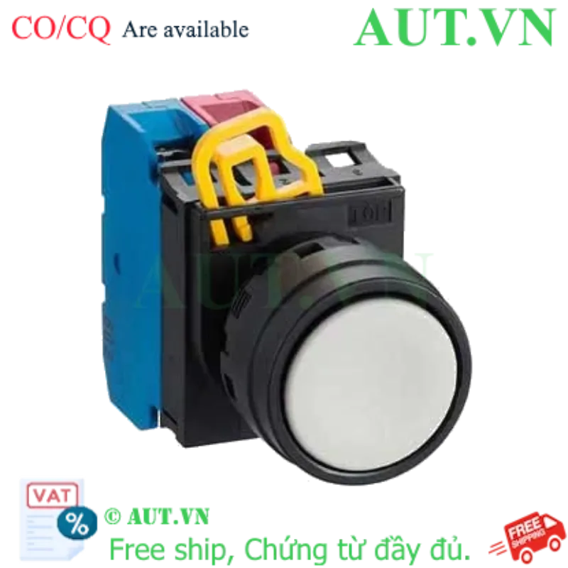 Ảnh của Nút nhấn giữ không đèn IDEC YW1B-A1E11W D22 1NO+1NC (Trắng)