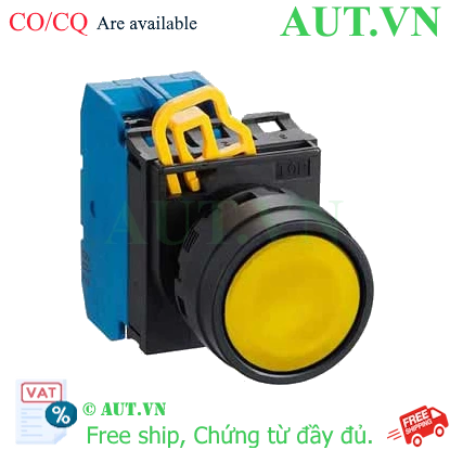 Ảnh của Nút nhấn giữ không đèn IDEC YW1B-A1E20Y D22 2NO (Vàng)