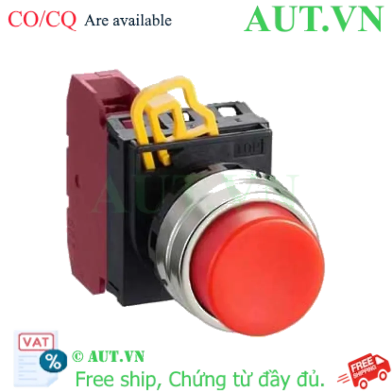 Ảnh của Nút nhấn giữ không đèn IDEC YW1B-A2E01R D22 1NC (Đỏ)