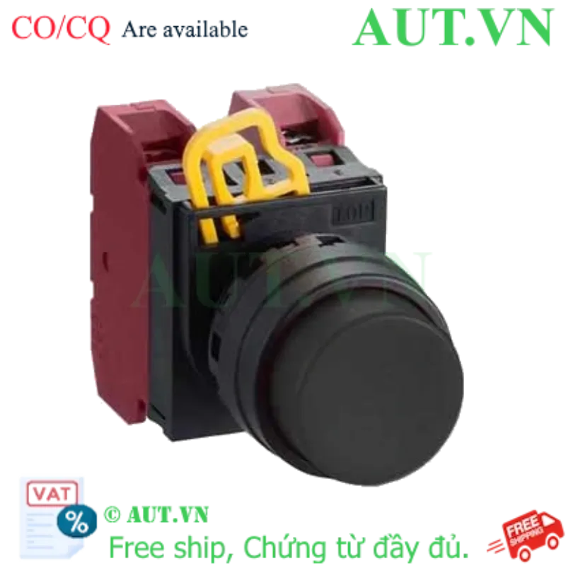 Ảnh của Nút nhấn giữ không đèn IDEC YW1B-A2E02B D22 2NC (Đen)