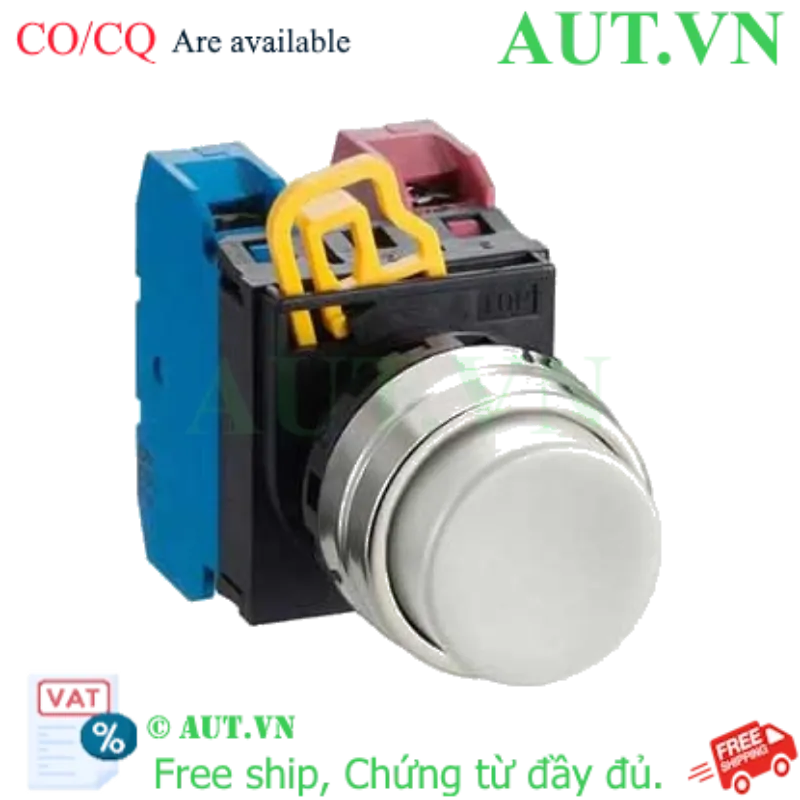 Ảnh của Nút nhấn giữ không đèn IDEC YW1B-A2E11W D22 1NO+1NC (Trắng)