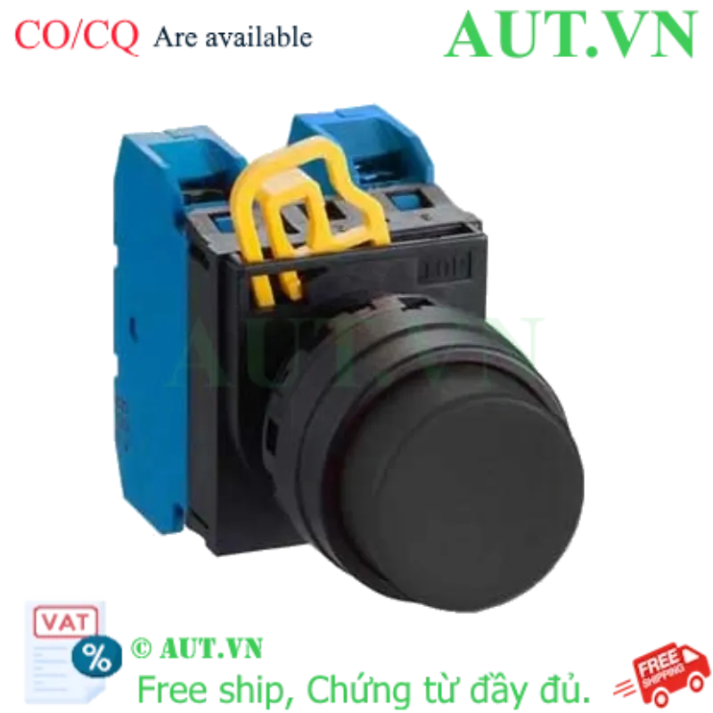 Ảnh của Nút nhấn giữ không đèn IDEC YW1B-A2E20B D22 2NO (Đen)