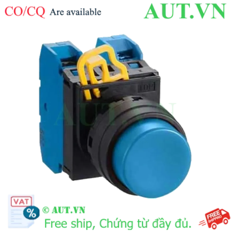 Ảnh của Nút nhấn giữ không đèn IDEC YW1B-A2E20S D22 2NO (Xanh)