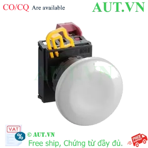 Ảnh của Nút nhấn giữ không đèn IDEC YW1B-A4E01W D22 1NC (Trắng)