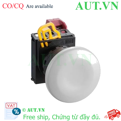 Ảnh của Nút nhấn giữ không đèn IDEC YW1B-A4E01W D22 1NC (Trắng)