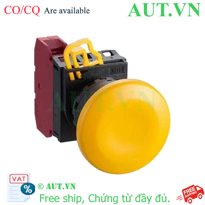Ảnh của Nút nhấn giữ không đèn IDEC YW1B-A4E01Y D22 1NC (Vàng)