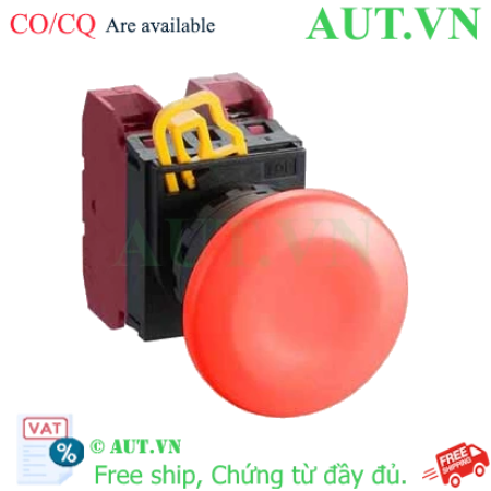 Ảnh của Nút nhấn giữ không đèn IDEC YW1B-A4E02R D22 2NC (Đỏ)