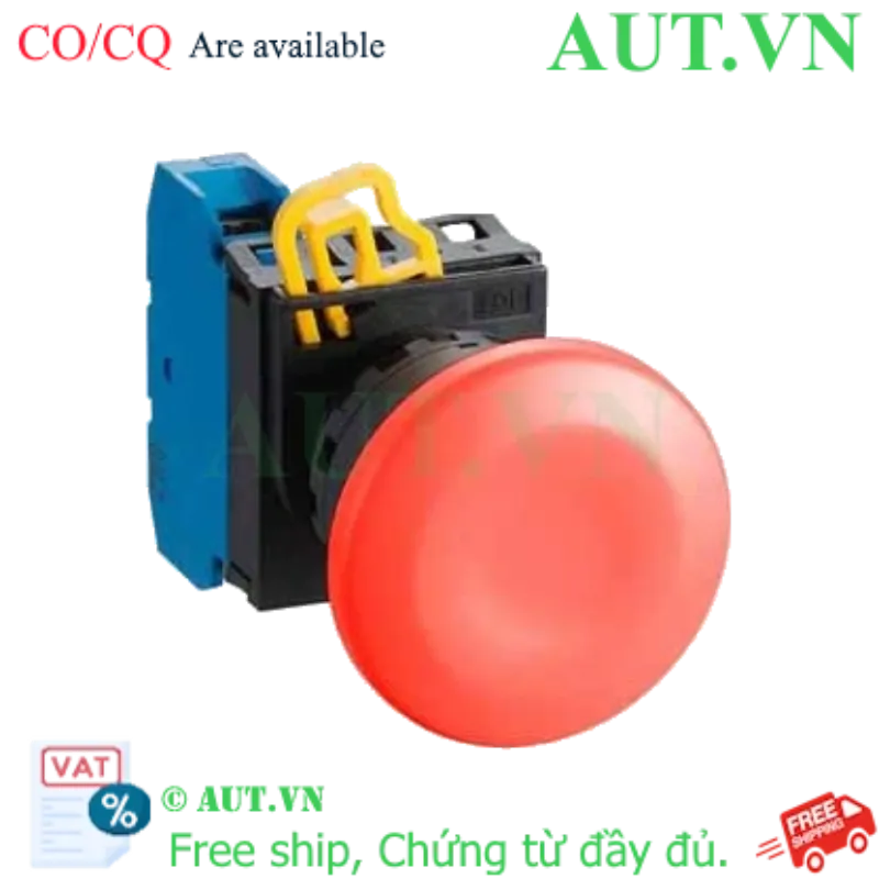 Ảnh của Nút nhấn giữ không đèn IDEC YW1B-A4E10R D22 1NO (Đỏ)