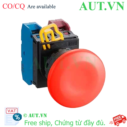 Ảnh của Nút nhấn giữ không đèn IDEC YW1B-A4E11R D22 1NO+1NC (Đỏ)