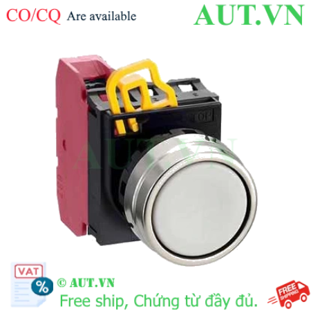 Ảnh của Nút nhấn giữ không đèn IDEC YW4B-A1E01W D22 1NC (Trắng)