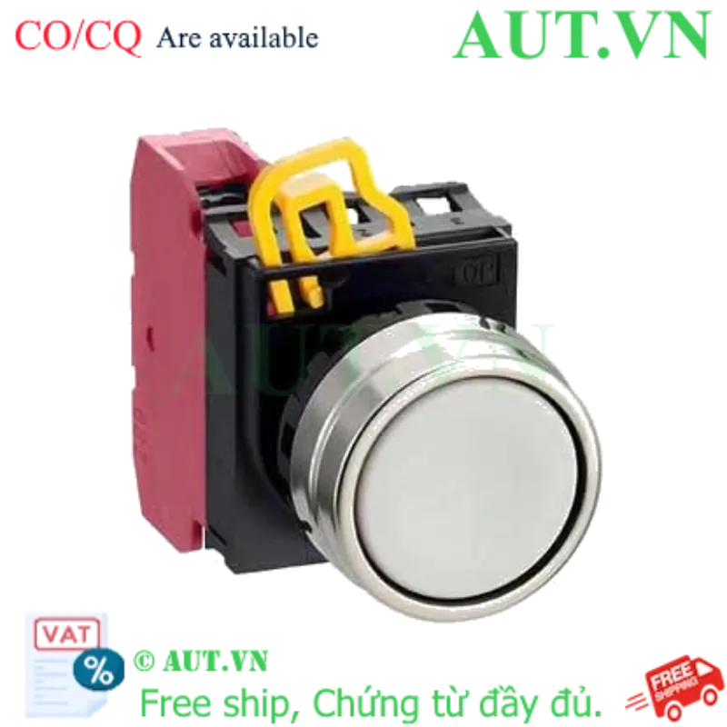 Ảnh của Nút nhấn giữ không đèn IDEC YW4B-A1E01W D22 1NC (Trắng)