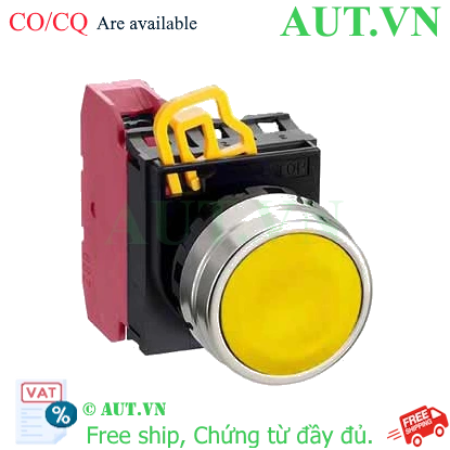 Ảnh của Nút nhấn giữ không đèn IDEC YW4B-A1E01Y D22 1NC (Vàng)