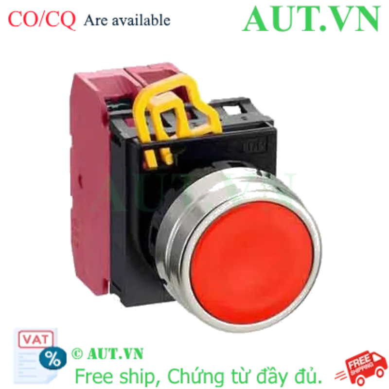 Ảnh của Nút nhấn giữ không đèn IDEC YW4B-A1E02R D22 2NC (Đỏ)