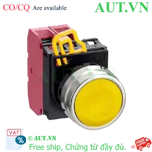 Ảnh của Nút nhấn giữ không đèn IDEC YW4B-A1E02Y D22 2NC (Vàng)