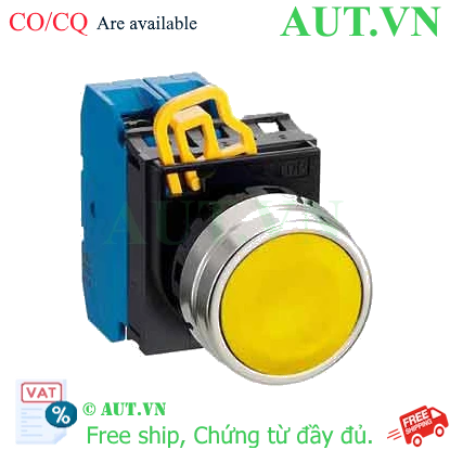 Ảnh của Nút nhấn giữ không đèn IDEC YW4B-A1E20Y D22 2NO (Vàng)