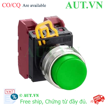 Ảnh của Nút nhấn giữ không đèn IDEC YW4B-A2E02G D22 2NC (Xanh)