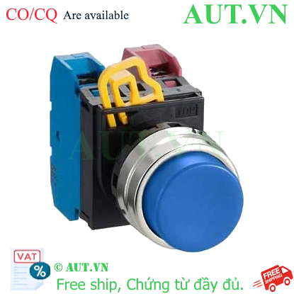 Ảnh của Nút nhấn giữ không đèn IDEC YW4B-A2E11S D22 1NO+1NC (Xanh)