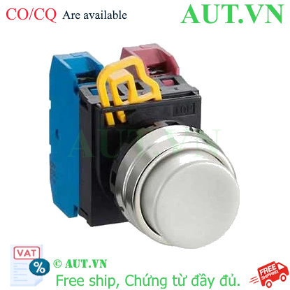 Ảnh của Nút nhấn giữ không đèn IDEC YW4B-A2E11W D22 1NO+1NC (Trắng)