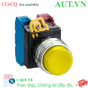 Ảnh của Nút nhấn giữ không đèn IDEC YW4B-A2E11Y D22 1NO+1NC (Vàng)