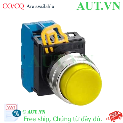 Ảnh của Nút nhấn giữ không đèn IDEC YW4B-A2E20Y D22 2NO (Vàng)