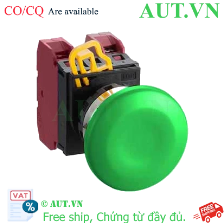 Ảnh của Nút nhấn giữ không đèn IDEC YW4B-A4E02G D22 2NC (Xanh)