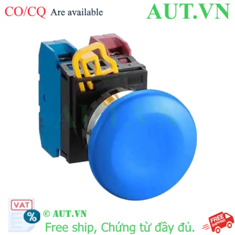 Ảnh của Nút nhấn giữ không đèn IDEC YW4B-A4E11S D22 1NO+1NC (Xanh)