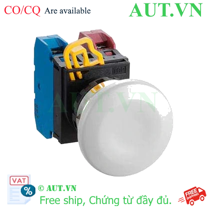 Ảnh của Nút nhấn giữ không đèn IDEC YW4B-A4E11W D22 1NO+1NC (Trắng)
