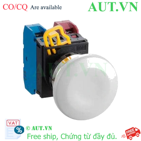 Ảnh của Nút nhấn giữ không đèn IDEC YW4B-A4E11W D22 1NO+1NC (Trắng)
