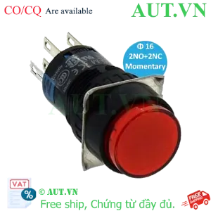 Ảnh của Nút nhấn Idec phi 16 AB6M-M2RC nhấn nhả, không đèn
