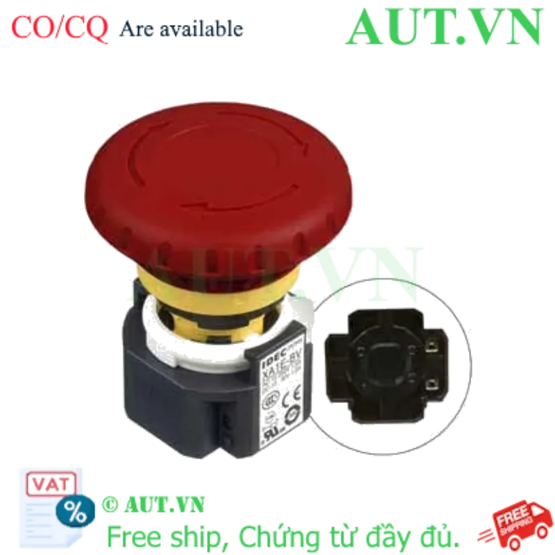 Ảnh của Nút nhấn khẩn cấp D16 IDEC XA1E-BV401R 