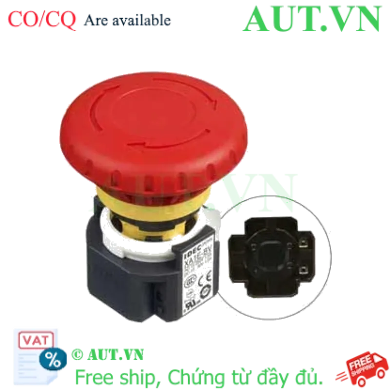 Ảnh của Nút nhấn khẩn cấp D16 IDEC XA1E-BV401RH 