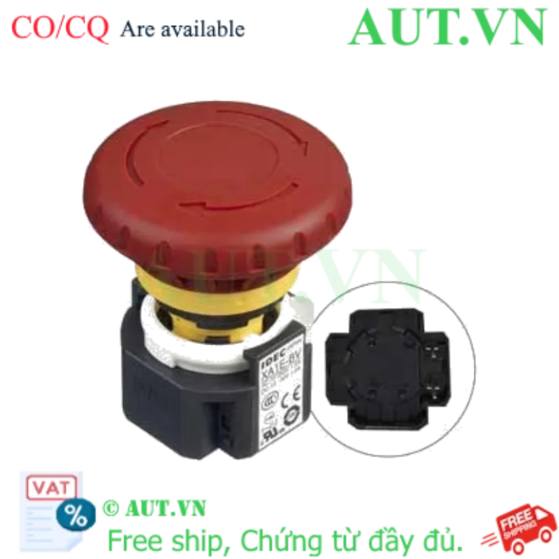 Ảnh của Nút nhấn khẩn cấp D16 IDEC XA1E-BV401VR 