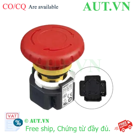 Ảnh của Nút nhấn khẩn cấp D16 IDEC XA1E-BV401VRH 