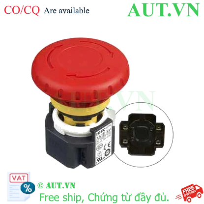 Ảnh của Nút nhấn khẩn cấp D16 IDEC XA1E-BV402RH 