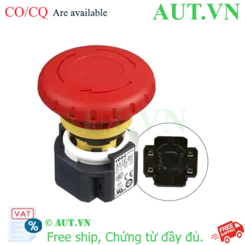 Ảnh của Nút nhấn khẩn cấp D16 IDEC XA1E-BV402RH 