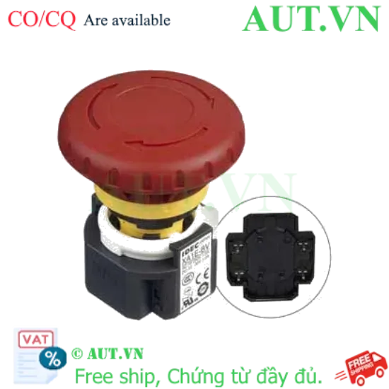 Ảnh của Nút nhấn khẩn cấp D16 IDEC XA1E-BV402VR 