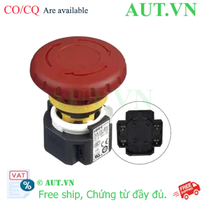 Ảnh của Nút nhấn khẩn cấp D16 IDEC XA1E-BV402VR 