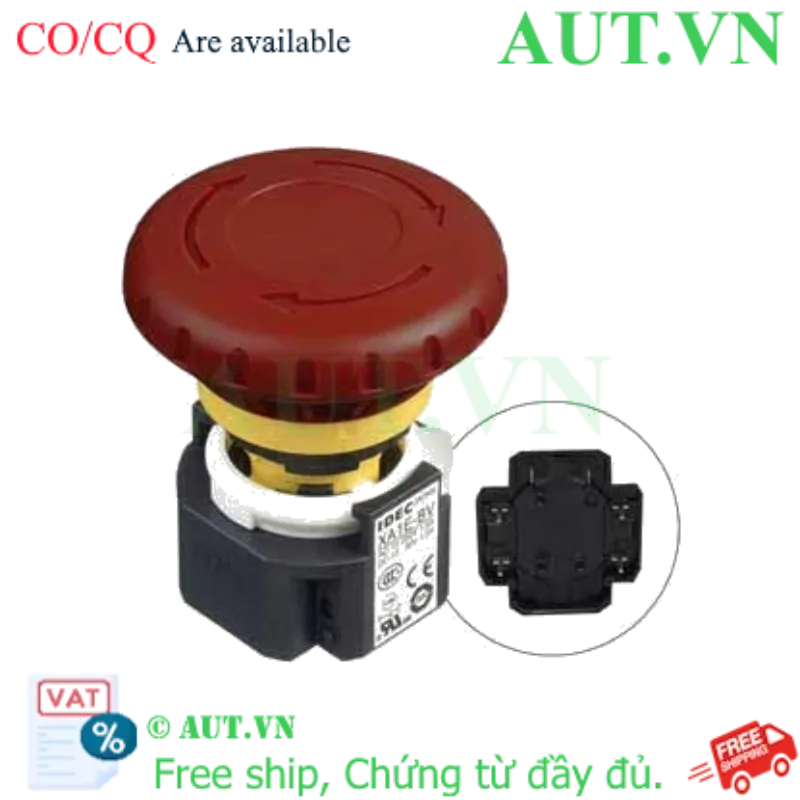 Ảnh của Nút nhấn khẩn cấp D16 IDEC XA1E-BV403VR 