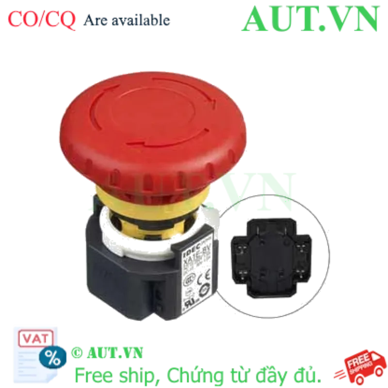 Ảnh của Nút nhấn khẩn cấp D16 IDEC XA1E-BV403VRH 