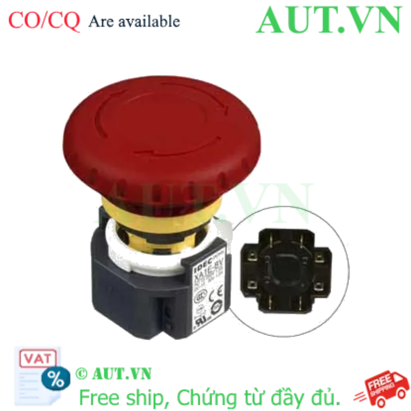 Ảnh của Nút nhấn khẩn cấp D16 IDEC XA1E-BV404R 
