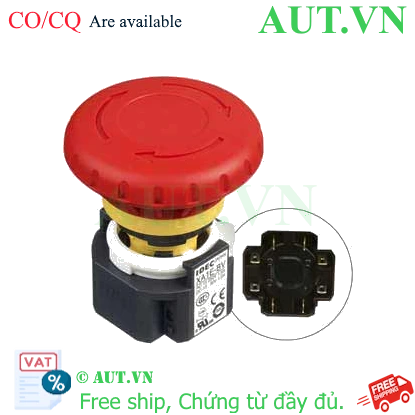 Ảnh của Nút nhấn khẩn cấp D16 IDEC XA1E-BV404RH 