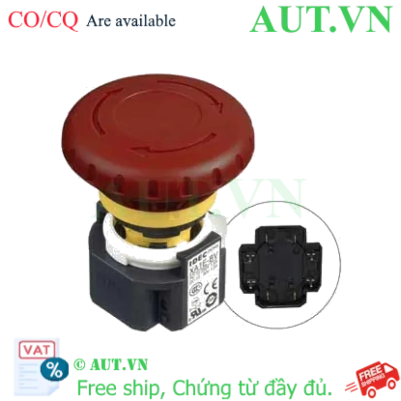 Ảnh của Nút nhấn khẩn cấp D16 IDEC XA1E-BV404VR 