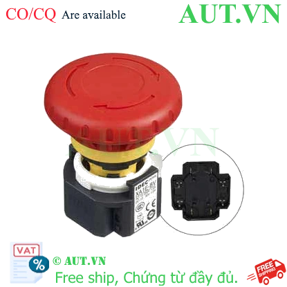 Ảnh của Nút nhấn khẩn cấp D16 IDEC XA1E-BV404VRH 