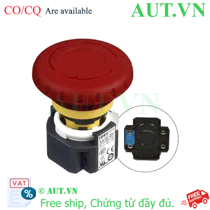 Ảnh của Nút nhấn khẩn cấp D16 IDEC XA1E-BV411R 