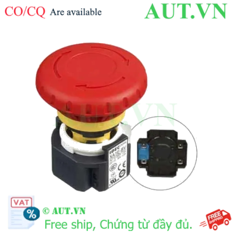 Ảnh của Nút nhấn khẩn cấp D16 IDEC XA1E-BV411RH 