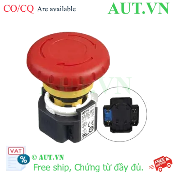 Ảnh của Nút nhấn khẩn cấp D16 IDEC XA1E-BV411VRH 