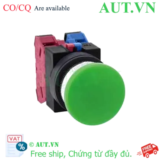 Ảnh của Nút nhấn nhả ABS311NG IDEC, D25, 1NO+1NC, xanh, tốt