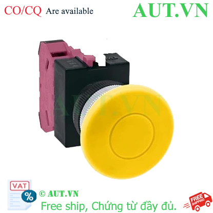 Ảnh của Nút nhấn nhả ABW401Y IDEC, D22, 1NC, màu vàng, tốt